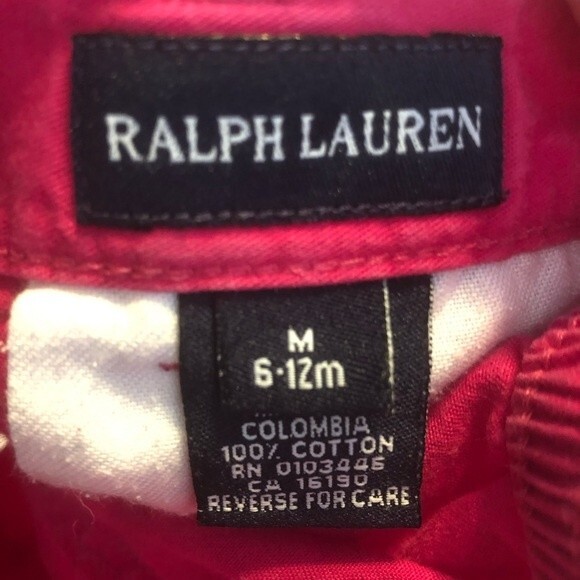 TOMMY HILFIGER CARTER'S RALPH LAUREN Bundle 6 Month Girls Pink Blue Nautical - Picture 13 of 13